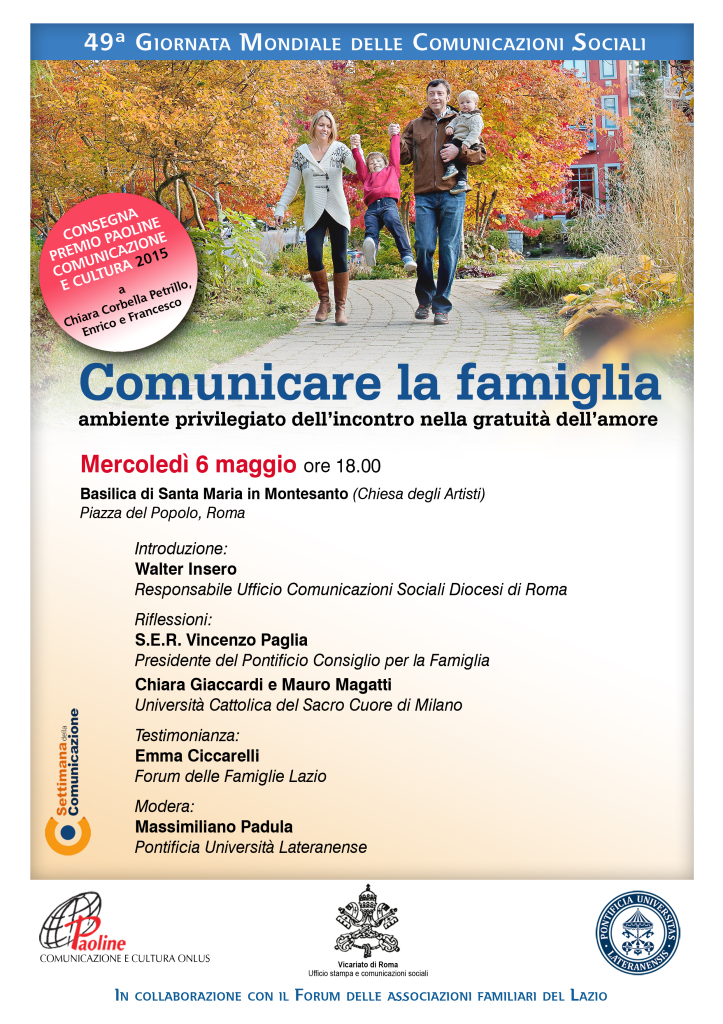 EVENTO Giornata comunicazione  2015